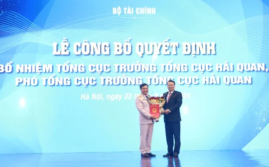 Công bố quyết định bổ nhiệm Tổng cục trưởng và 2 Phó Tổng cục trưởng Tổng cục Hải quan