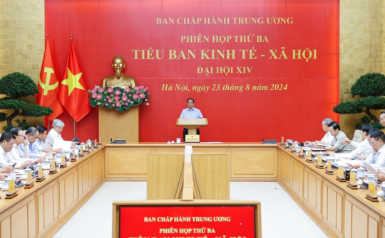 Phiên họp thứ 3 Tiểu Ban Kinh tế - xã hội Đại hội toàn quốc lần thứ XIV của Đảng