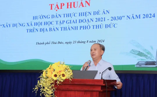 TP.Thủ Đức: Tập huấn hướng dẫn thực hiện Đề án xây dựng xã hội học tập