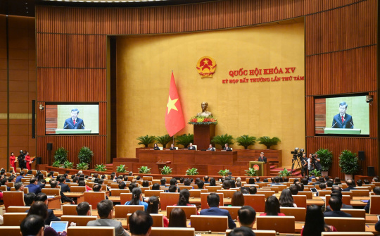 Quốc hội ra Thông cáo báo chí về kết quả Kỳ họp bất thường lần thứ 8