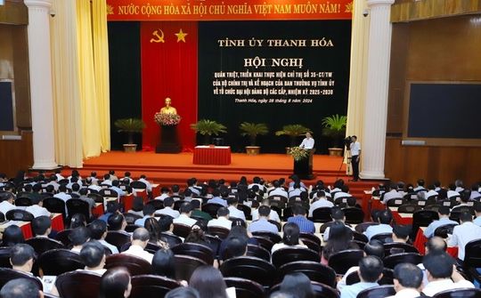 Thanh Hóa: Triển khai thực hiện Chỉ thị 35 của Bộ Chính trị và Kế hoạch Tổ chức Đại hội Đảng bộ các cấp