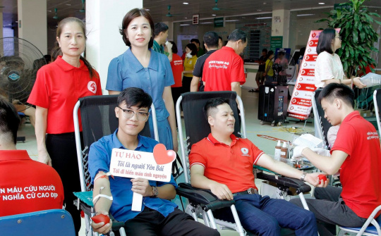 Hội Chữ thập đỏ tỉnh Yên Bái: Lan tỏa sâu rộng phong trào hiến máu tình nguyện