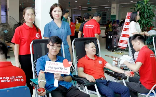 Hội Chữ thập đỏ tỉnh Yên Bái: Lan tỏa sâu rộng phong trào hiến máu tình nguyện
