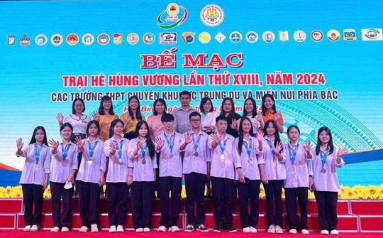 Thái Nguyên: Học sinh Trường PT Vùng Cao Việt Bắc giành 39 huy chương tại Trại hè Hùng Vương