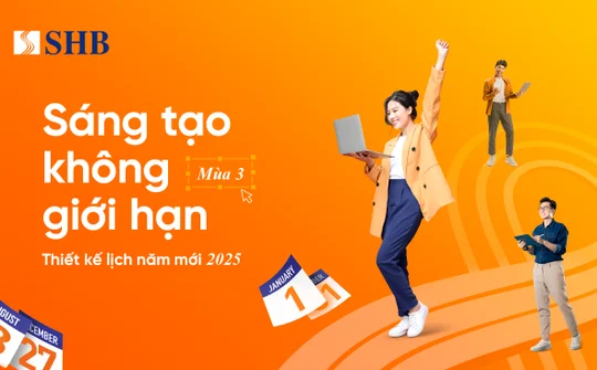 Cùng SHB “Sáng tạo không giới hạn” thiết kế ấn phẩm xuân Ất Tỵ, cơ hội nhận giải thưởng giá trị đến 700 triệu đồng