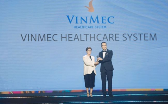 Vinmec giành “cú đúp” tại giải thưởng nhân sự Châu Á