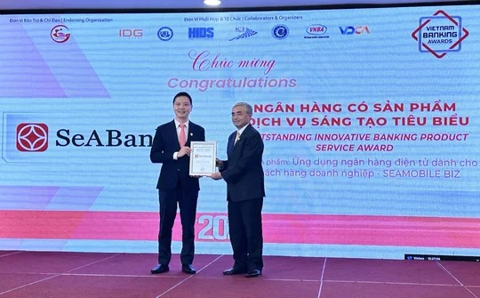 SeABank lần thứ 4 liên tiếp được vinh danh là Ngân hàng Việt Nam tiêu biểu