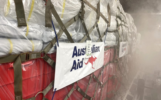 Australia và Mỹ hỗ trợ Việt Nam khắc phục hậu quả bão lụt