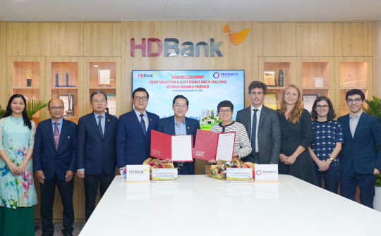 Proparco nâng mức tài trợ cho HDBank lên 100 triệu USD, mục tiêu phát triển bền vững