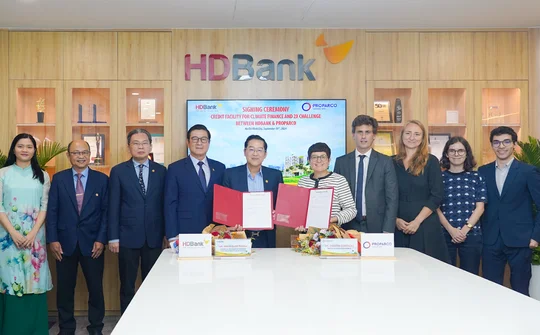 Proparco nâng mức tài trợ cho HDBank lên 100 triệu USD, mục tiêu phát triển bền vững