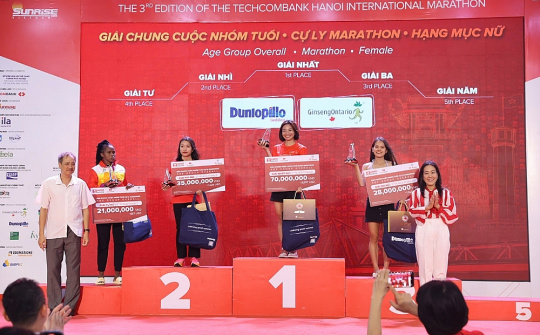 Giải Marathon Quốc tế Hà Nội Techcombank Mùa thứ 3: Hành trình của tinh thần thể thao kiên định, mạnh mẽ