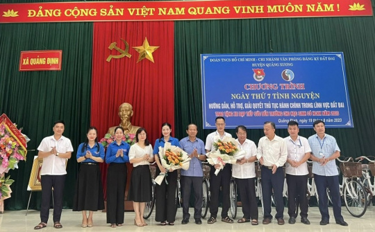 Văn phòng Đăng ký đất đai Thanh Hóa: Đồng hành cùng người dân và doanh nghiệp