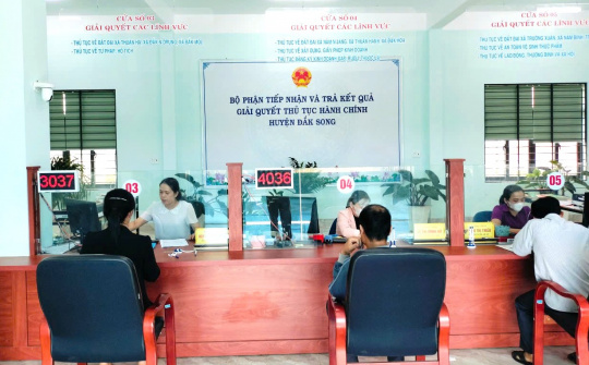 Đắk Nông hướng đến hoàn thành mục tiêu CCHC năm 2024