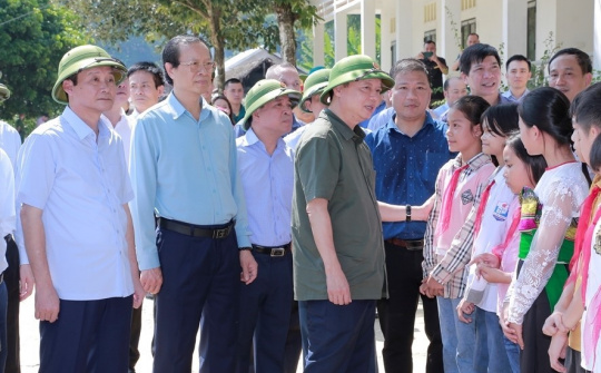 Thanh Hóa: Phó Thủ tướng Trần Hồng Hà kiểm tra công tác khắc phục hậu quả thiên tai