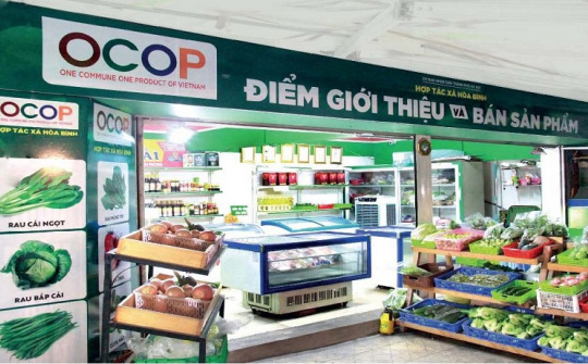 Promoting OCOP products to consumers through supermarket channels