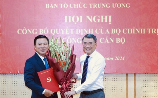 Bí thư tỉnh Thanh Hóa Đỗ Trọng Hưng làm Phó Ban Tổ chức Trung ương
