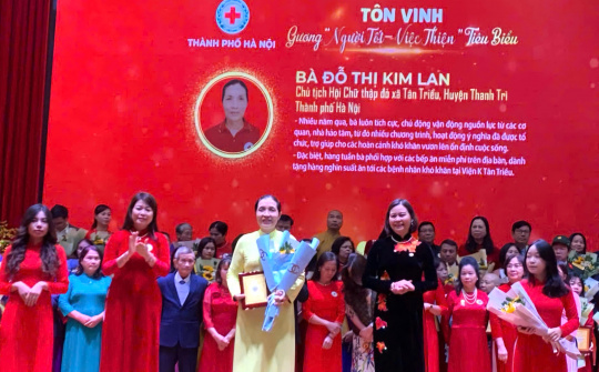 Người nữ Chủ tịch Hội tỏa sáng trong hoạt động nhân đạo