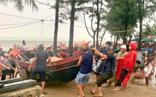 Thanh Hóa: Chủ động các phương án ứng phó với bão số 3