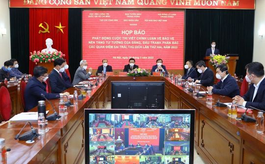 Phát động cuộc thi viết chính luận về bảo vệ nền tảng tư tưởng của Đảng năm 2022