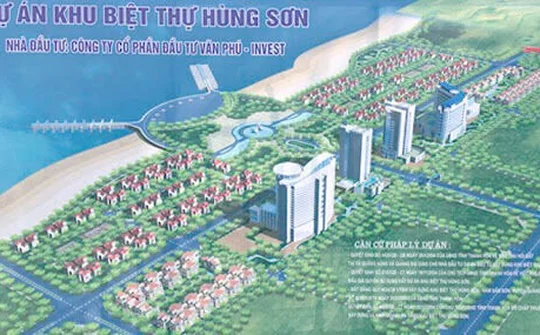 Đã chốt được giá đất tại dự án đầu tư xây dựng và kinh doanh hạ tầng khu biệt thự Hùng Sơn - Nam Sầm Sơn