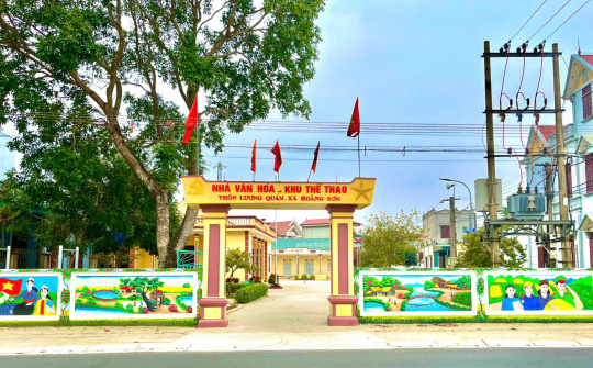 Xây dựng nông thôn mới nâng cao trên quê hương Hoằng Sơn