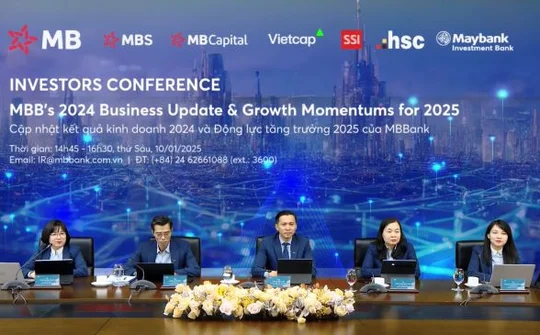 Hội nghị nhà dầu tư MB: Lãi trước thuế năm 2024 đạt 27.6 ngàn tỷ đồng