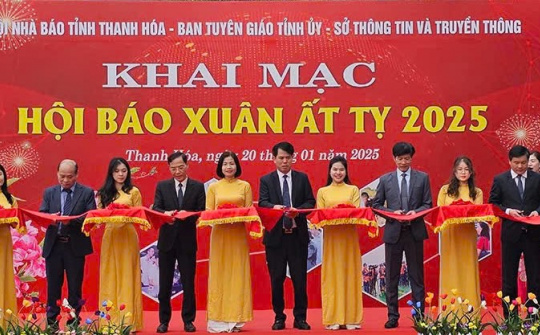 Thanh Hóa: Khai mạc Hội Báo Xuân Ất Tỵ 2025