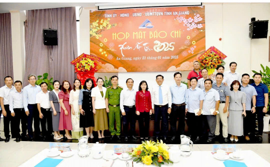 An Giang họp mặt báo chí Xuân Ất Tỵ 2025