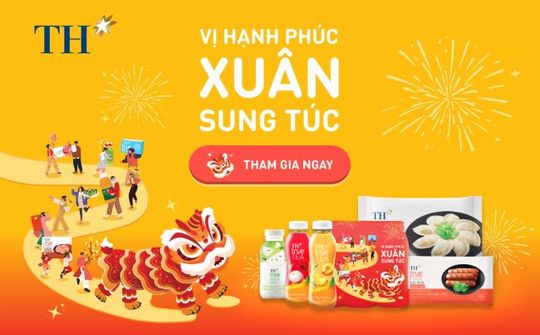 Gom hạnh phúc ngập tràn với quà tặng tốt cho sức khỏe đón TẾT 2025 của các nhãn hàng đồ uống TH