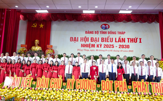 Đại hội Đảng bộ tỉnh Đồng Tháp - Bước ngoặt phát triển mới đáng kỳ vọng