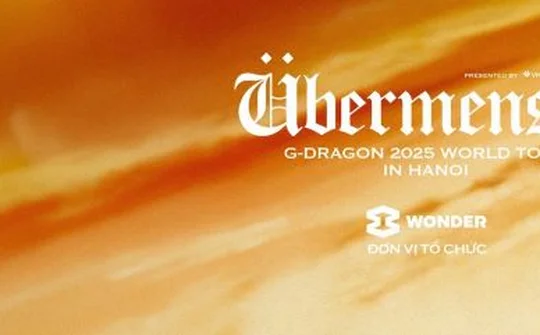 G-DRAGON 2025 WORLD TOUR [Übermensch] mở bán vé Day 2 tại 8Wonder Ocean City