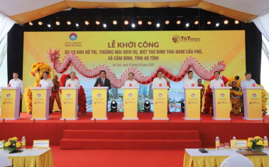 T&T Group khởi công khu đô thị sinh thái kiểu mẫu đầu tiên ở phía Nam Hà Tĩnh