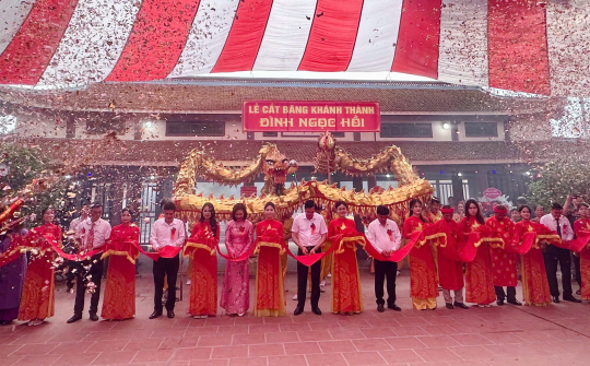 Khánh thành Đình Ngọc Hồi – Giữ hồn di sản giữa lòng quê hương đổi mới