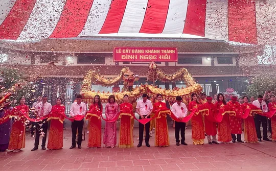 Khánh thành Đình Ngọc Hồi – Giữ hồn di sản giữa lòng quê hương đổi mới