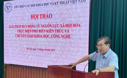 Phát huy nguồn lực xã hội trong phổ biến kiến thức khoa học & công nghệ