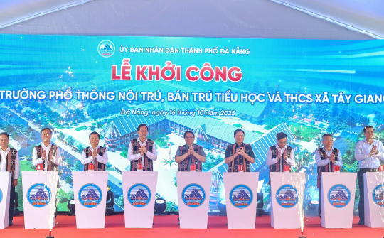 Xây dựng trường học kiên cố, hiện đại, hướng tới phát triển toàn diện “đức, trí, thể, mỹ” cho học sinh