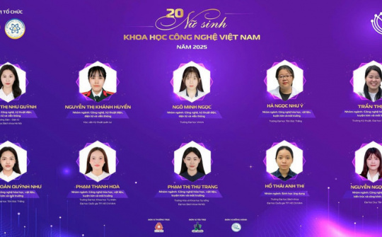 Top 20 female sci-tech students of 2025 honored