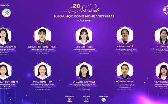 Top 20 female sci-tech students of 2025 honored
