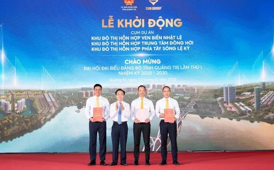 Quảng Trị “bấm nút” khởi động 3 dự án hơn 38 nghìn tỷ đồng của Sun Group
