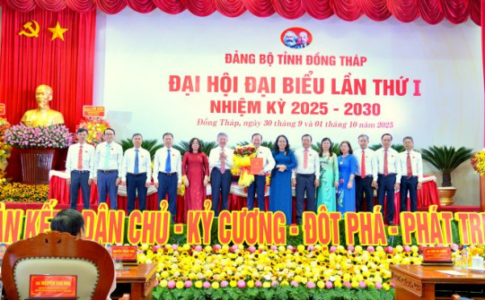 Đại hội Đảng bộ tỉnh Đồng Tháp: Thành công, khởi đầu cho giai đoạn mới