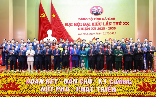 Thành công Đại hội – Nền tảng cho nhiệm kỳ mới của Hà Tĩnh