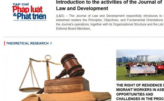 Ra mắt Tạp chí Pháp luật và Phát triển điện tử phiên bản tiếng Anh: Lan tỏa tri thức pháp lý Việt Nam ra thế giới