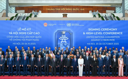 Công ước Hà Nội gửi đi thông điệp cùng xây dựng một không gian mạng an toàn, lành mạnh và bền vững