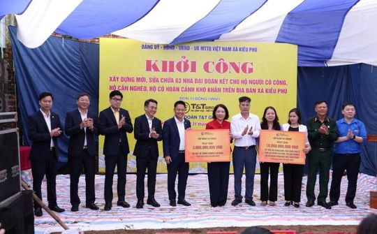 T&T Group tài trợ 13 tỷ đồng xây Nhà Đại đoàn kết và hệ thống camera an ninh tại xã Kiều Phú - Hà Nội