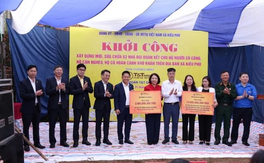 T&T Group tài trợ 13 tỷ đồng xây Nhà Đại đoàn kết và hệ thống camera an ninh tại xã Kiều Phú - Hà Nội