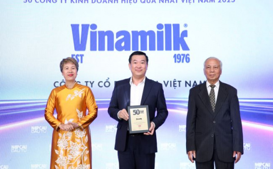 Vinamilk khẳng định bản lĩnh tiên phong qua bảng xếp hạng Top50 năm 2025
