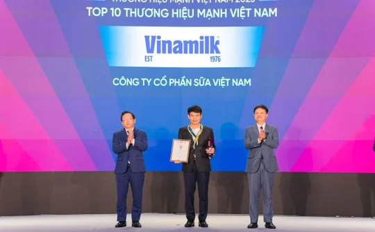 Vinamilk – Doanh nghiệp F&B duy nhất được vinh danh Top 10 Thương hiệu mạnh Việt Nam 2025