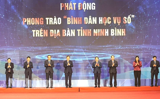 Ninh Bình phát động phong trào “Bình dân học vụ số”