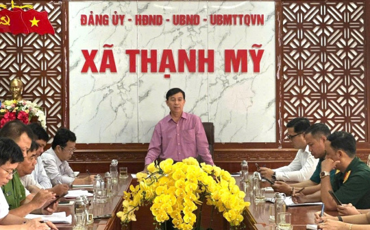 Đà Nẵng: Chủ động ứng phó, khắc phục hậu quả mưa lũ ở xã Thạnh Mỹ
