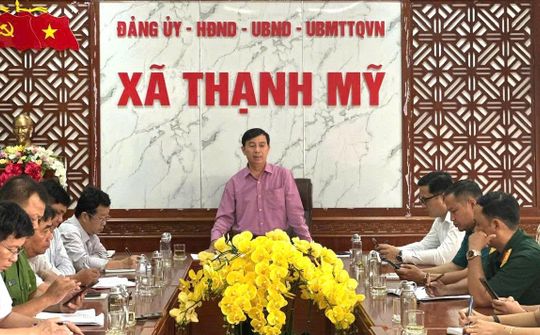 Đà Nẵng: Chủ động ứng phó, khắc phục hậu quả mưa lũ ở xã Thạnh Mỹ